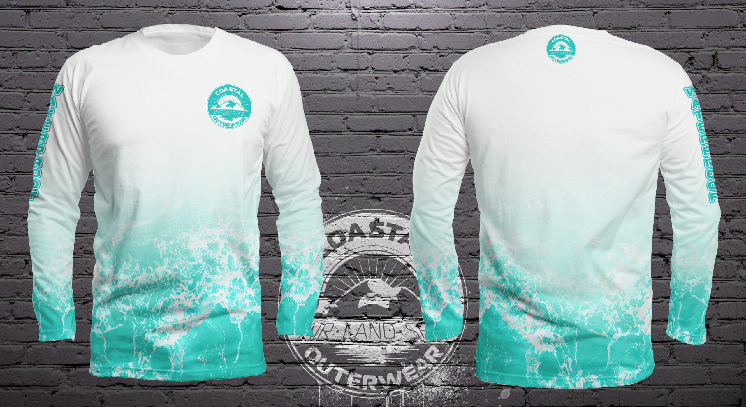 Long Sleeve Dri-Fit Water White