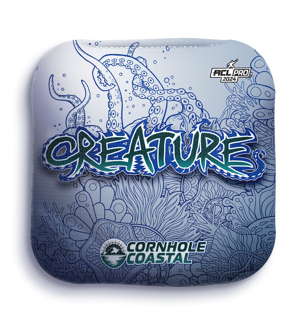 Blue Reef Creature - Cornhole Coastal