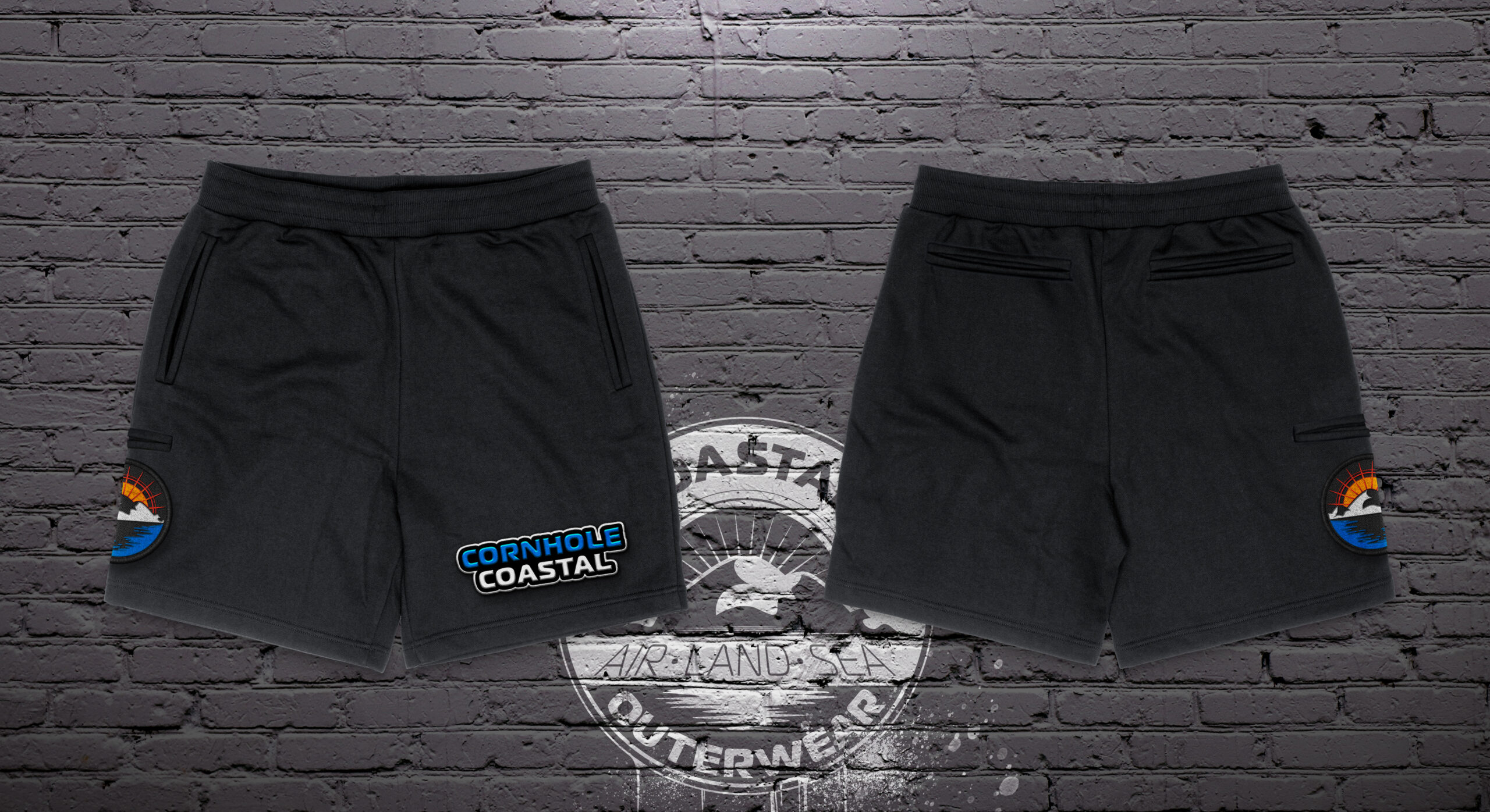 Cornhole Coastal Shorts