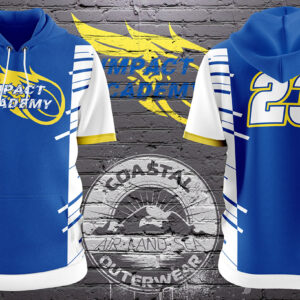 Impact Academy Training Hoodie (White & Royal)