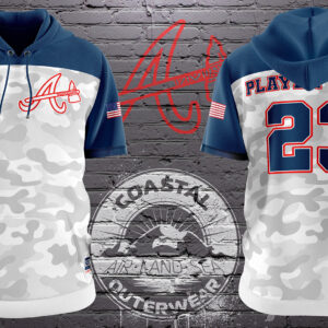 Lady Braves Blue/White Hitting Jacket