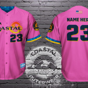 Coastal Crew 2025 Pro Player Jersey- Hot Pink