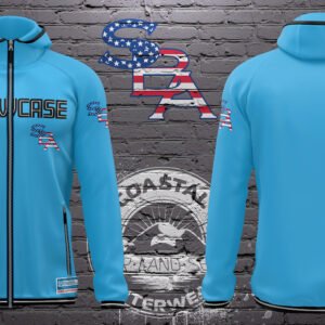 SBA SHOWCASE Long Sleeve Performance Jacket (Light Blue)