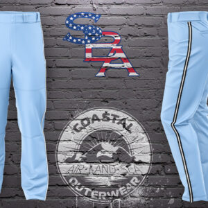 SBA Mid Atlantic Columbia Pant (Black/White/Black Stripe)