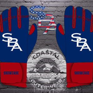 SBA Baseball Custom Batting Gloves(Long Cuff/ Short Cuff)-Blue
