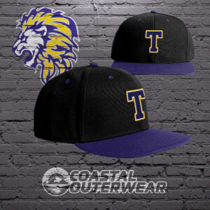 Tallwood Baseball Style Hat (Black/Purple)