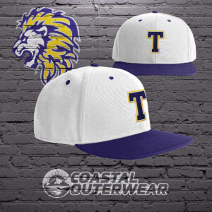 Tallwood Baseball Style Hat (White/Purple)