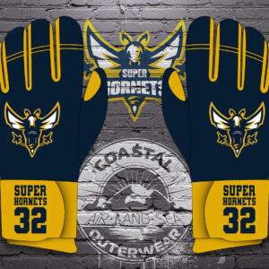 Super Hornets Custom Batting Gloves (Player # optional)