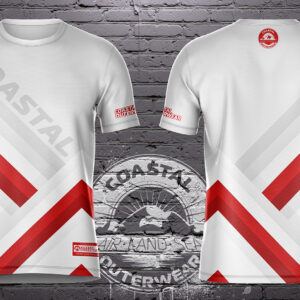 Coastal Outerwear Performance Shirt- White