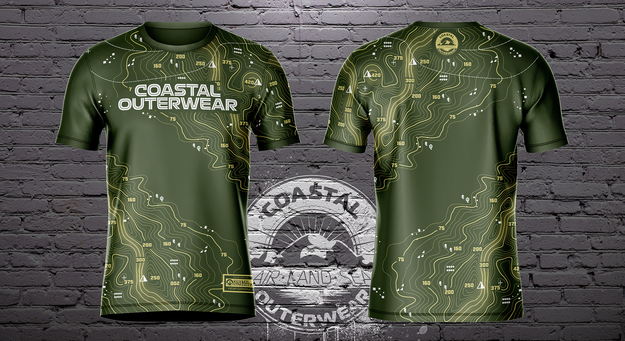 Coastal Topography- Green